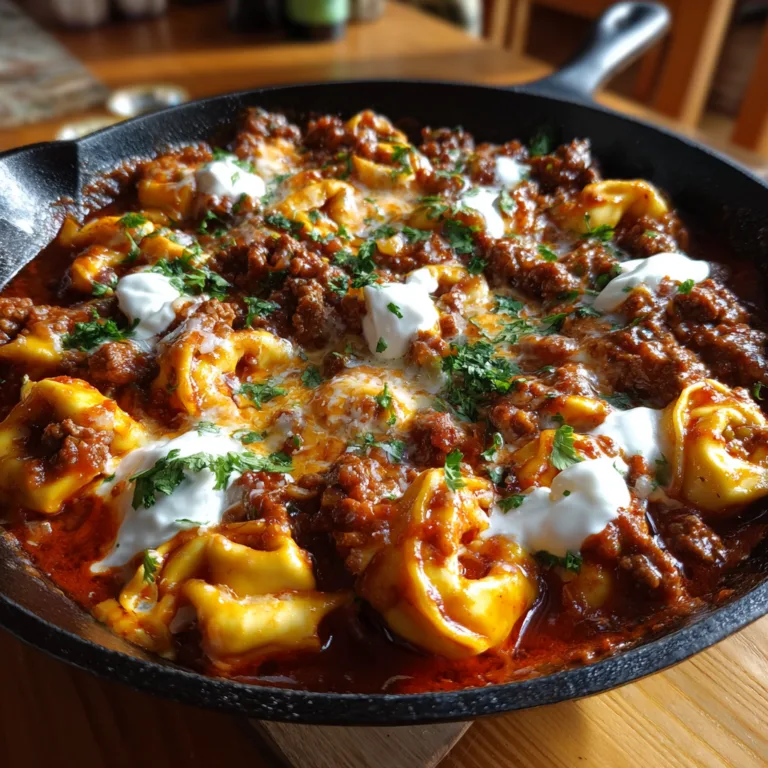 Beef Enchilada Pasta