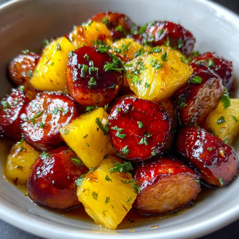 Pineapple Glazed Smokies