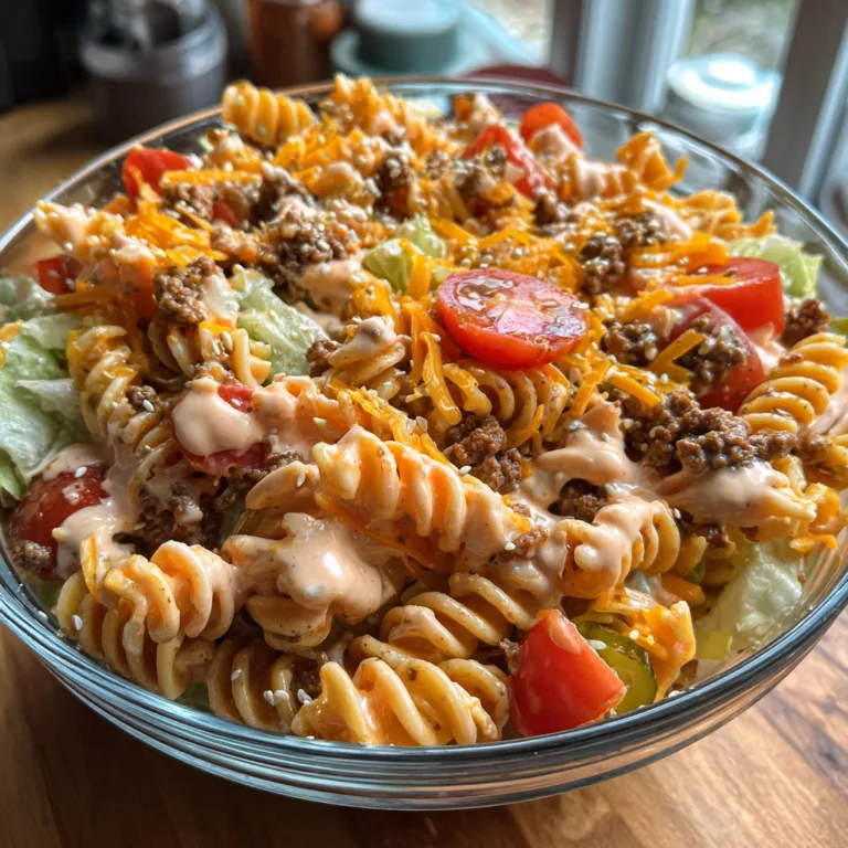 BIG MAC PASTA SALAD