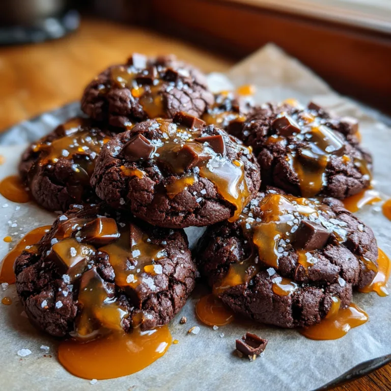 Salted Caramel Choc Cookies