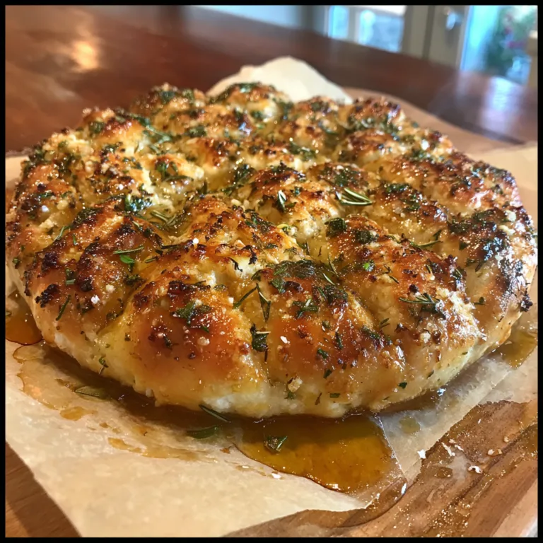 Garlic Parmesan Focaccia Bread Recipe