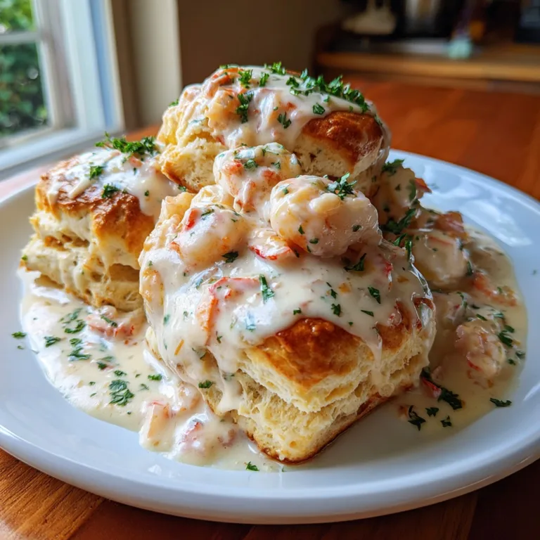 Shrimp Crab Biscuit Melts