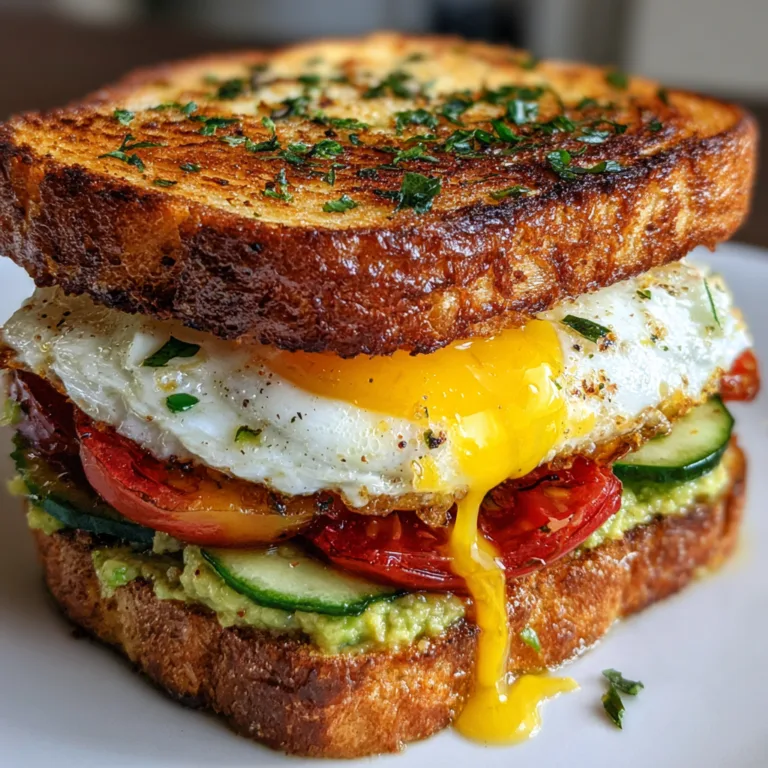 Ultimate Avocado Egg Sandwich