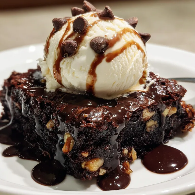 Ultimate Fudge Brownie Sundae