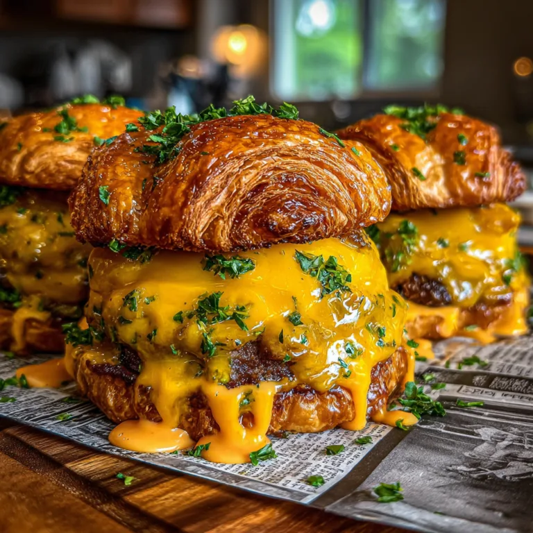 Croissant Smash Burger