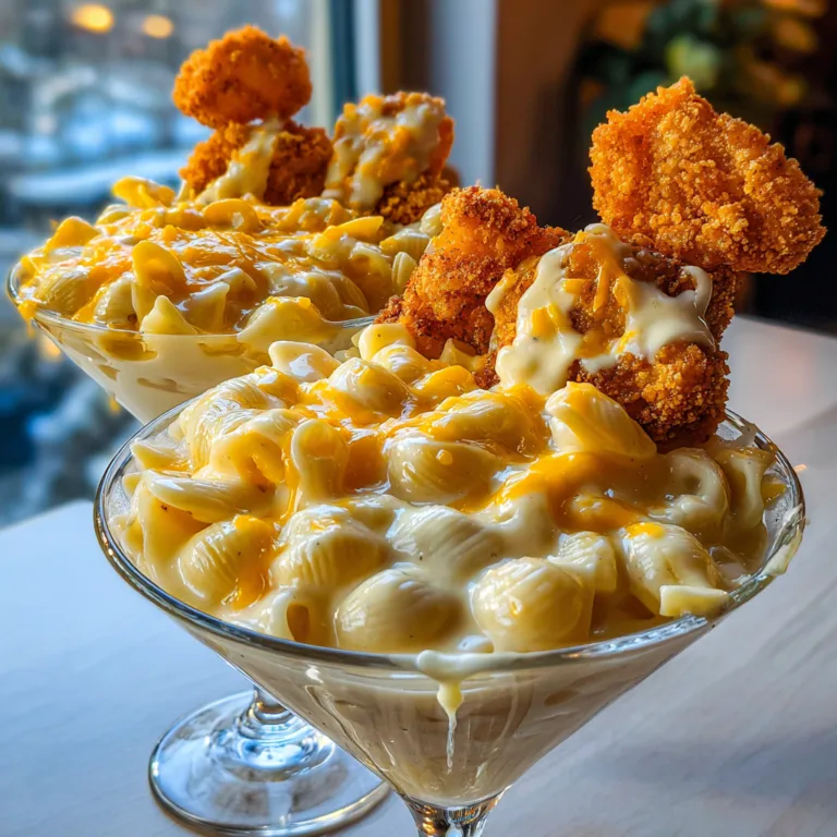 Mac & Cheese Martinis
