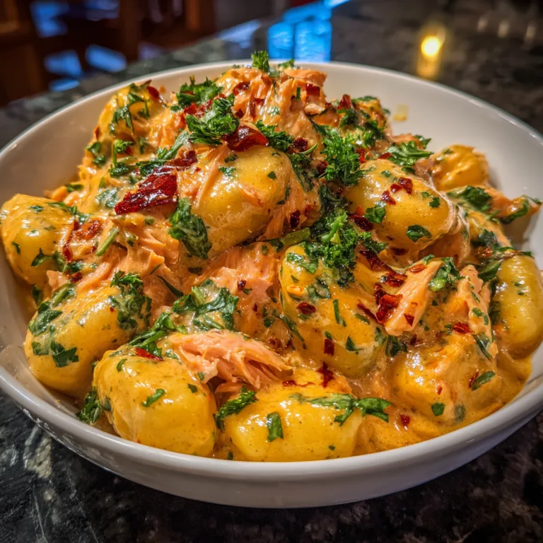 Healthy Smoked Salmon Gnocchi