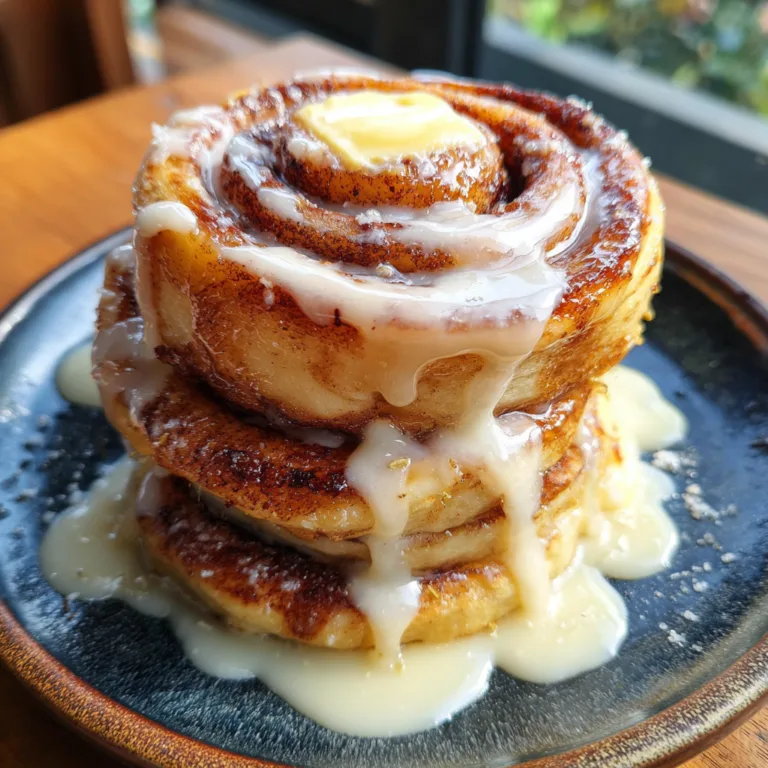 Cinnamon Roll Pancakes