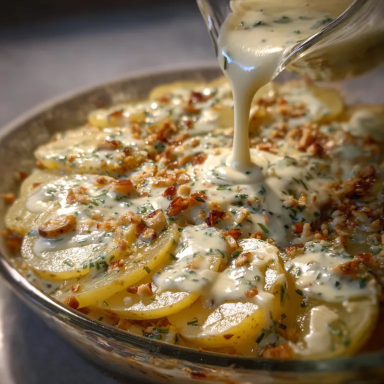 Creamy Walnut Scalloped Potatoes