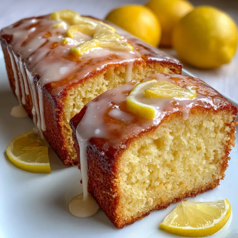 Glazed Lemon Loaf Cake
