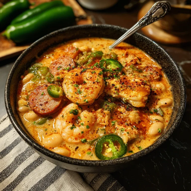 Cajun White Chicken Chili
