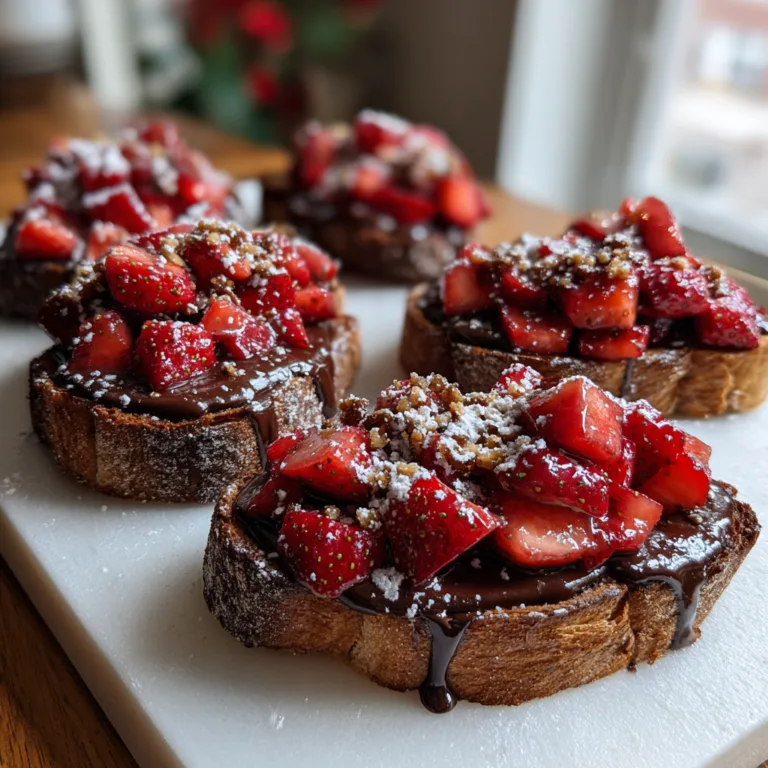 Strawberry Bruschetta