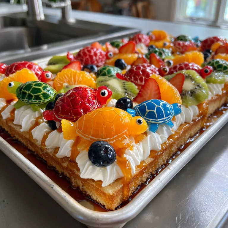 Under the Sea Fruit Pizza