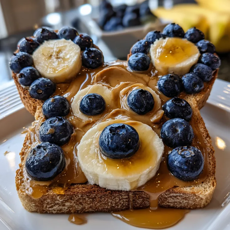 Peanut Butter Animal Toast