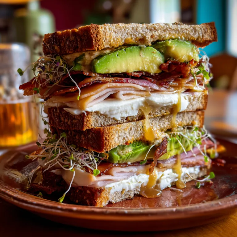 Turkey Bacon Avocado Sandwich