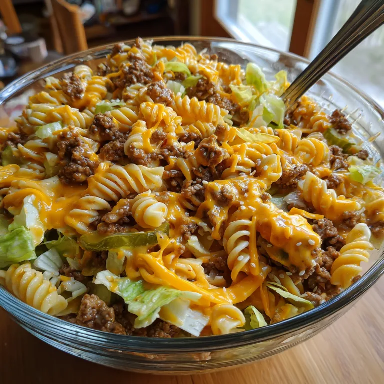 Big Mac Pasta Salad
