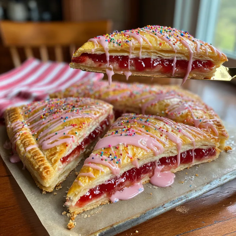 Giant Strawberry Pop Tart