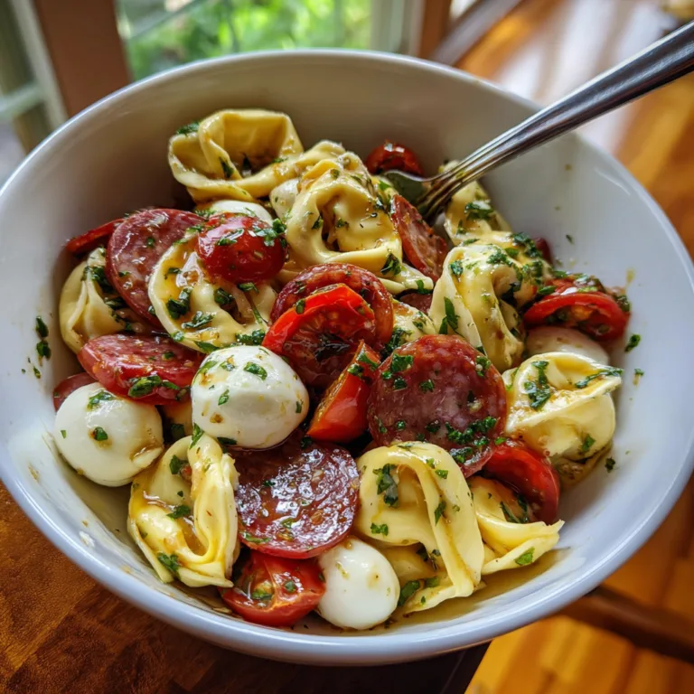 Cold Tortellini Pasta Salad