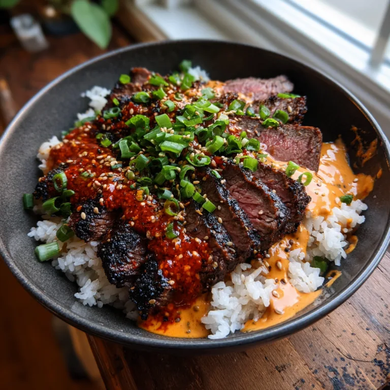 Korean BBQ Steak Bowls