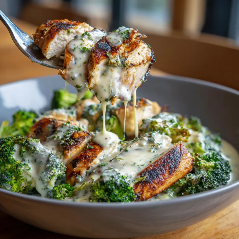 Garlic Chicken Broccoli Bowls