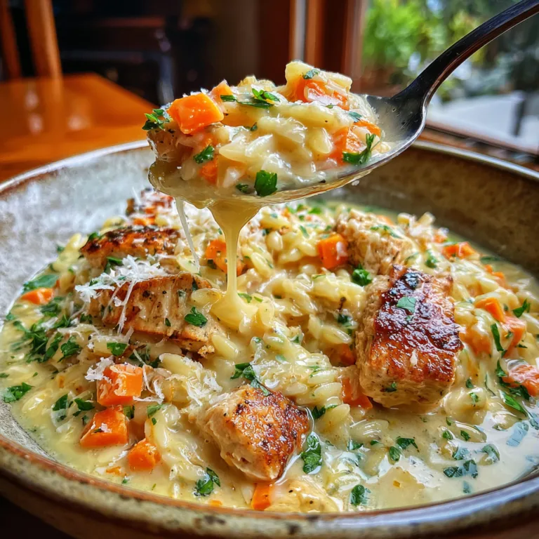 Chicken Pot Pie Orzo