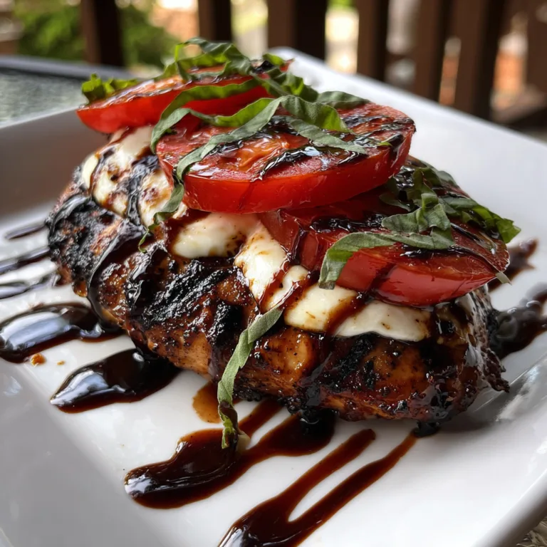 Grilled Chicken Caprese