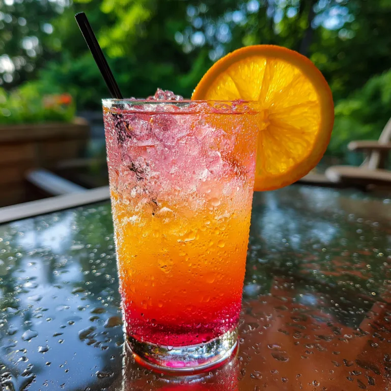 Easy Titos Sunrise Drink