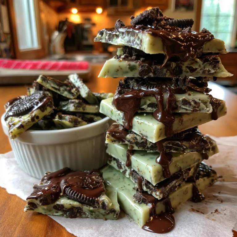 Mint Oreo Bark Recipe