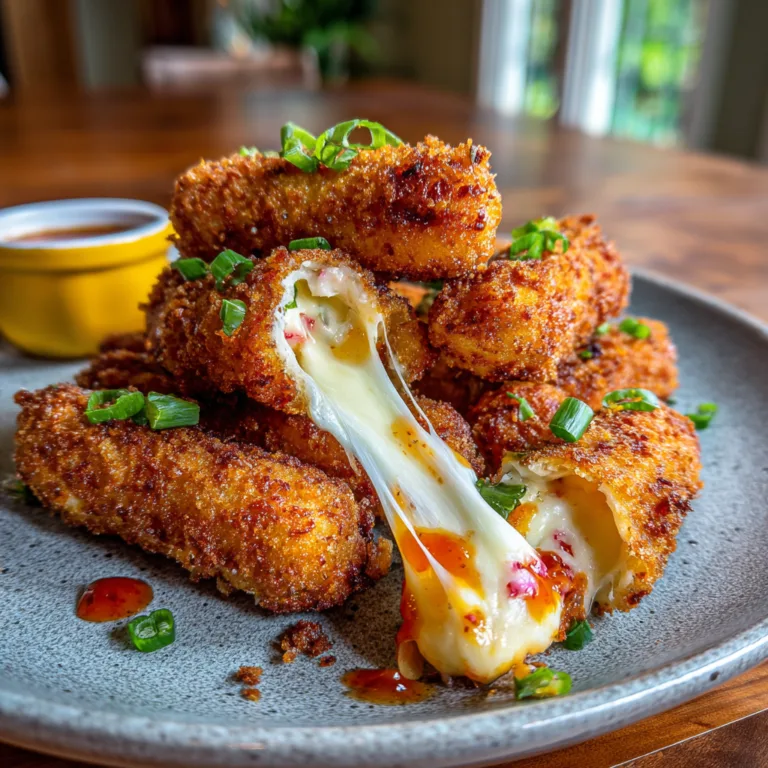 Crab Rangoon Mozzarella Sticks