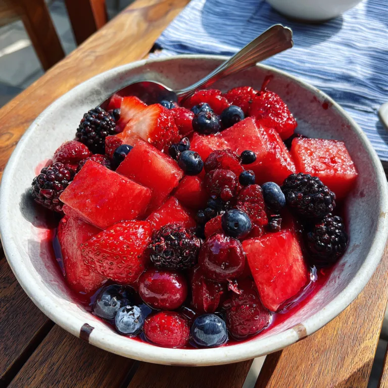 Berry Watermelon Salad
