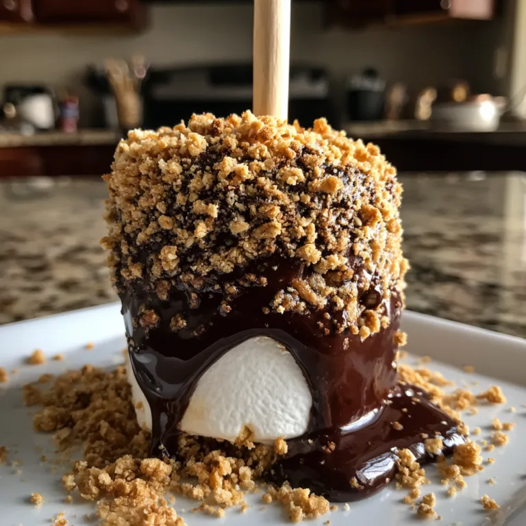 Easy No-Bake S’mores Pops!