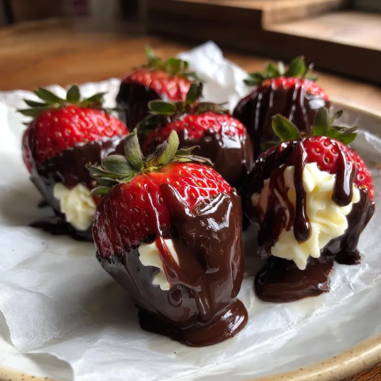 Cheesecake Stuffed Strawberries