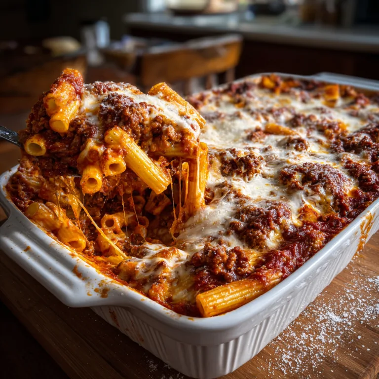 Baked Penne Bolognese