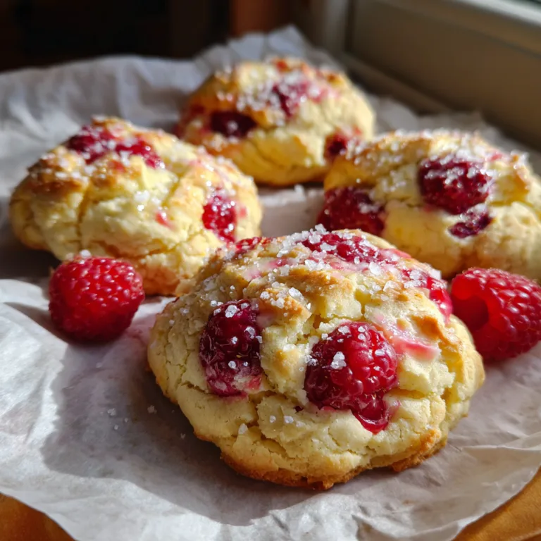 Lemon Raspberry Summer Cookies