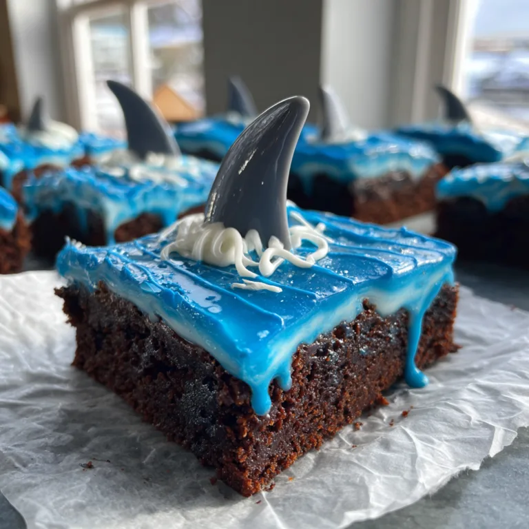 Shark Fin Brownies
