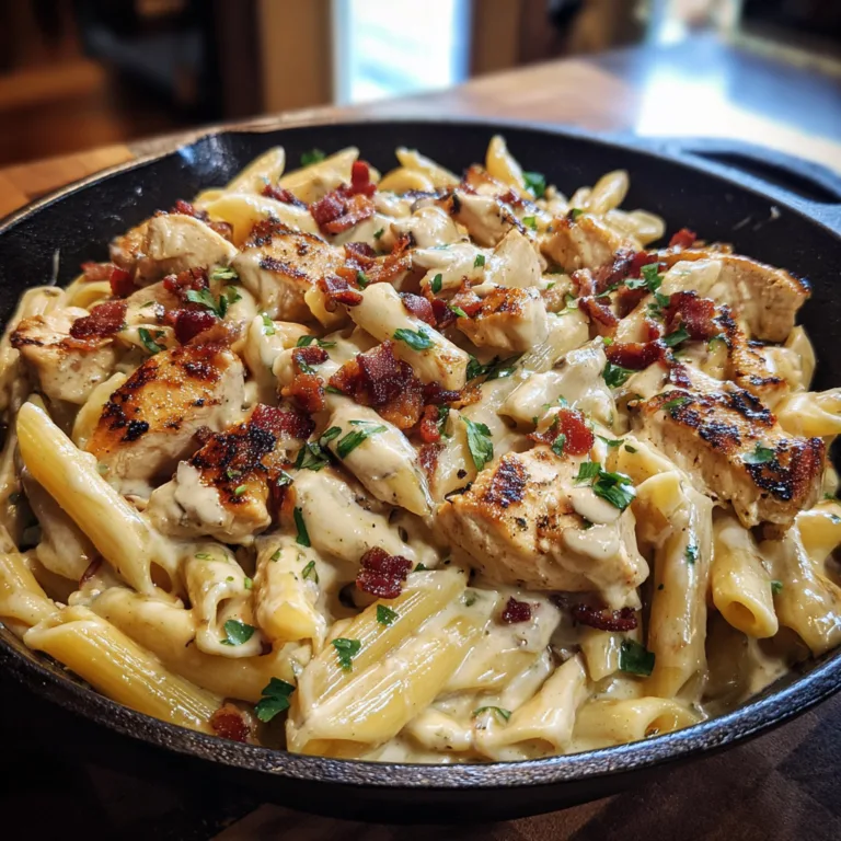 Chicken Bacon Ranch Pasta