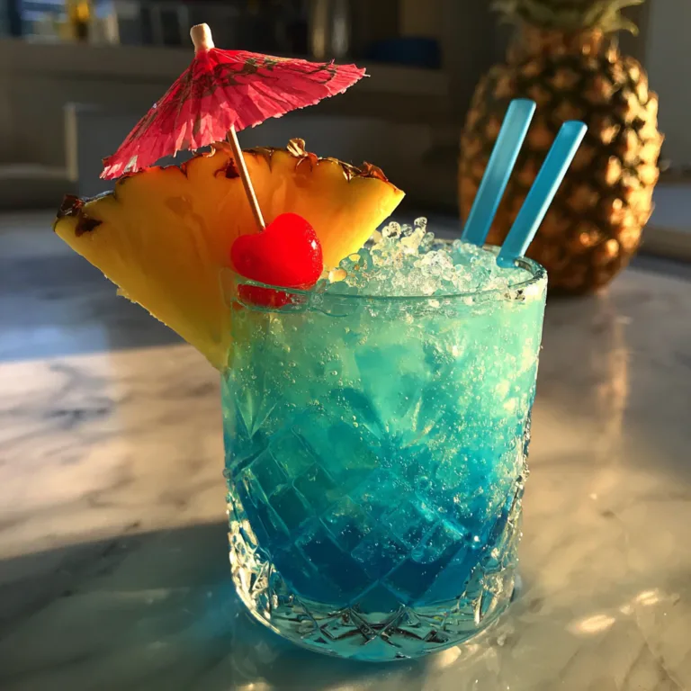 The Electric Smurf Cocktail