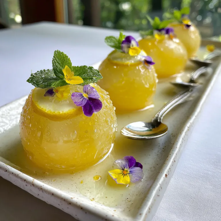 Lemon Drop Jelly Shooters