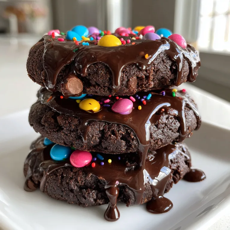 Cosmic Brownie Cookies