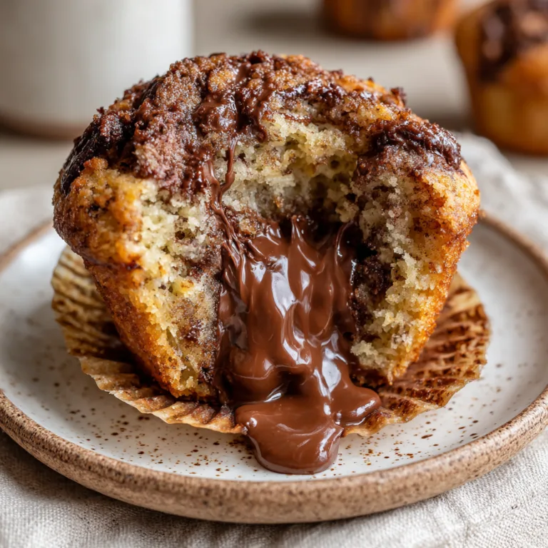 Banana Nutella Muffins