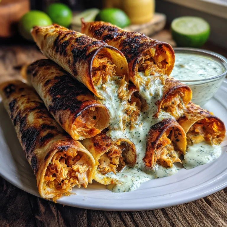 Baked Chicken Taquitos