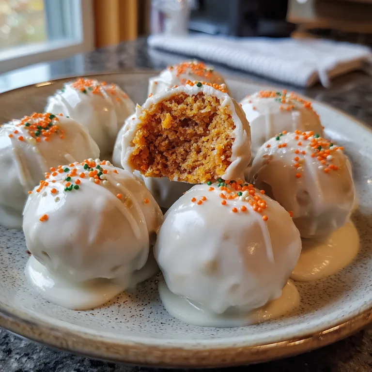 Carrot Cake Truffles