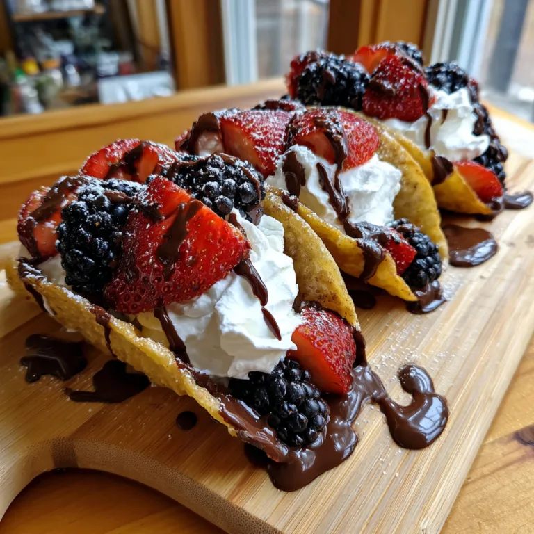 Berry Pancake Tacos