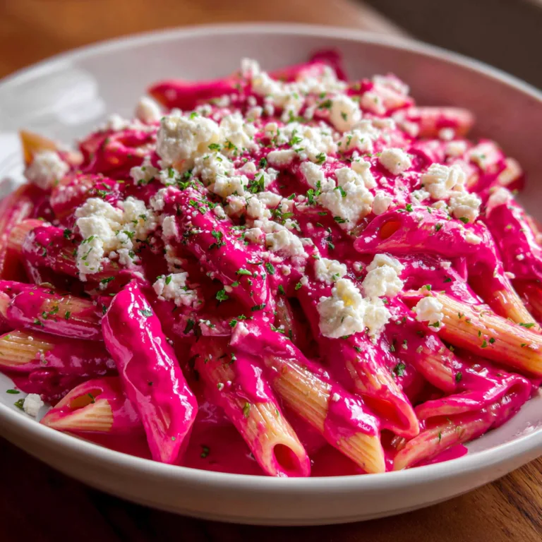 Creamy Beetroot Pasta