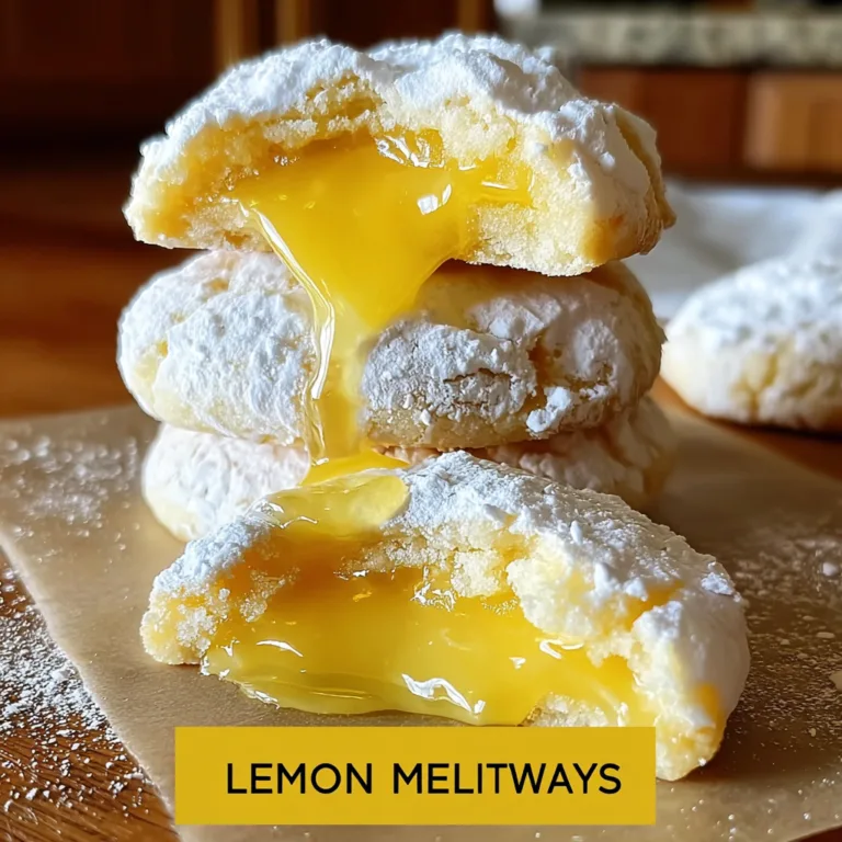 Lemon Meltaway Cookies