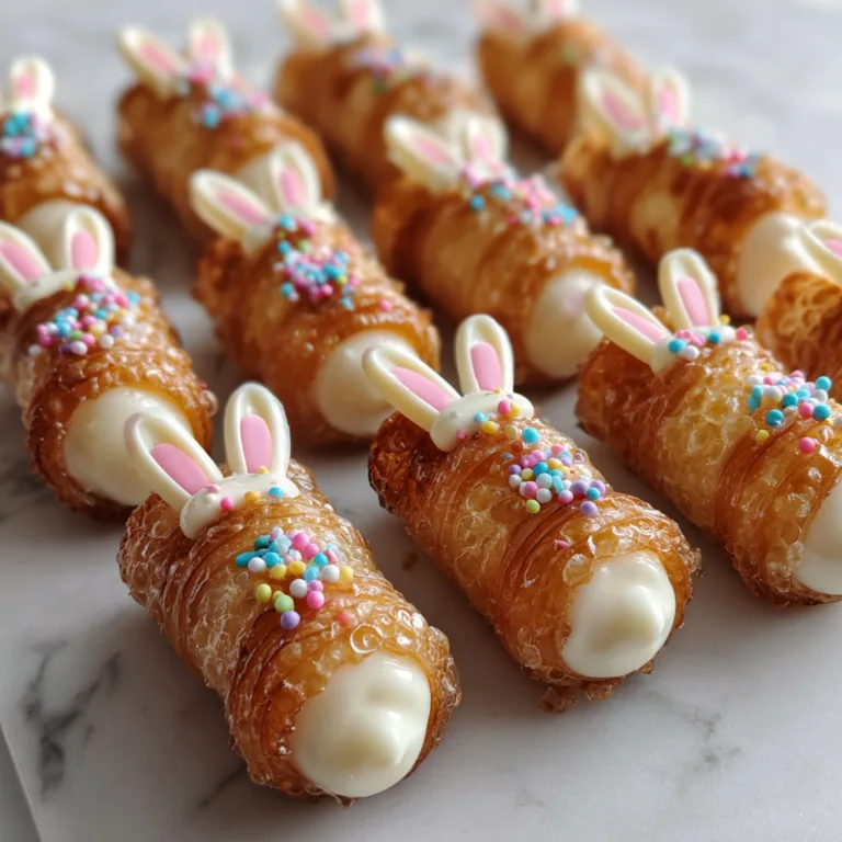 Easter Bunny Cannoli