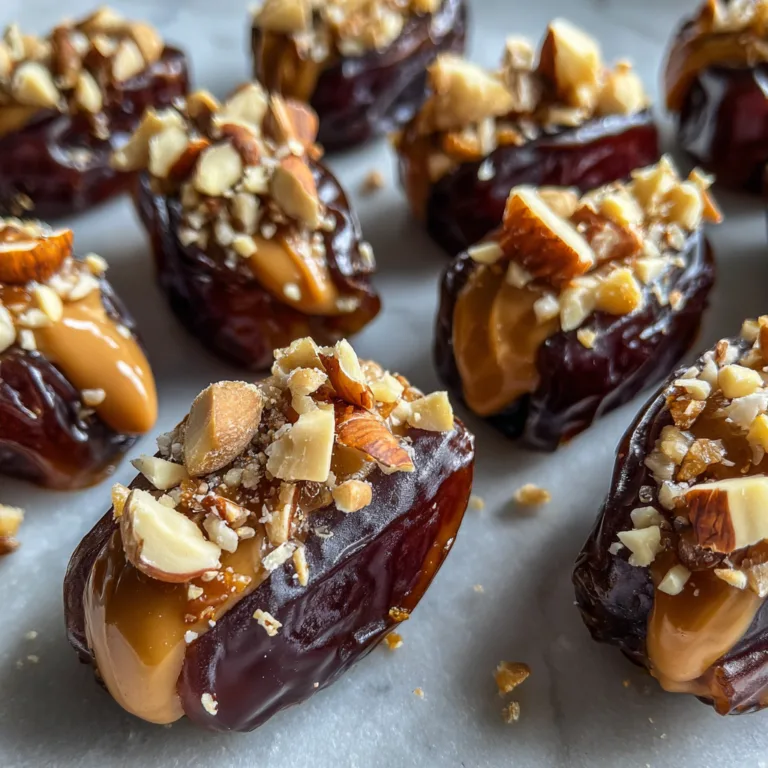 Peanut Butter Stuffed Dates