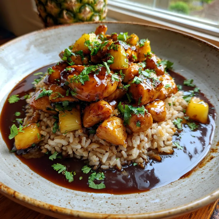 Pineapple Chicken and Rice