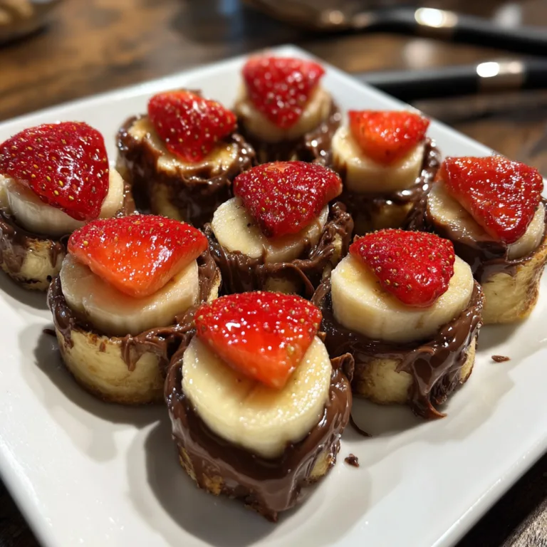 Nutella Banana Sushi