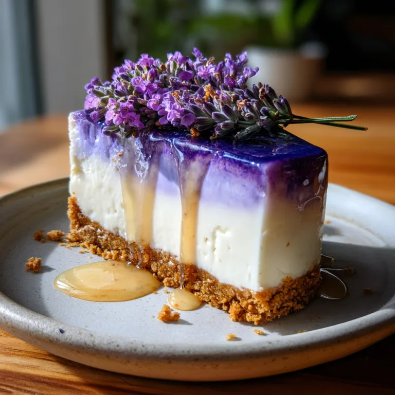 Lavender Cheesecake